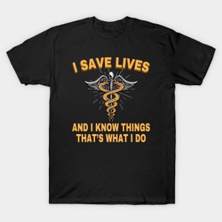 Paramedic First Aid Asclepius Gift T-Shirt